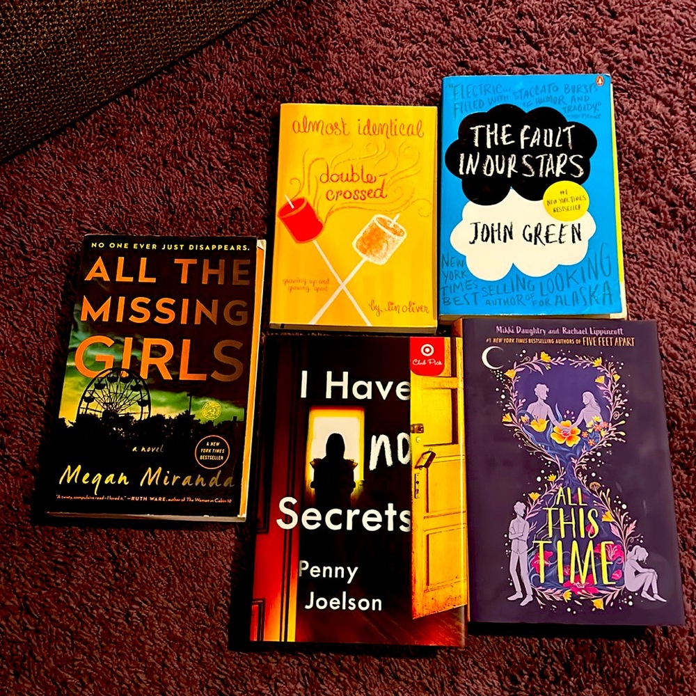 5 never used books
